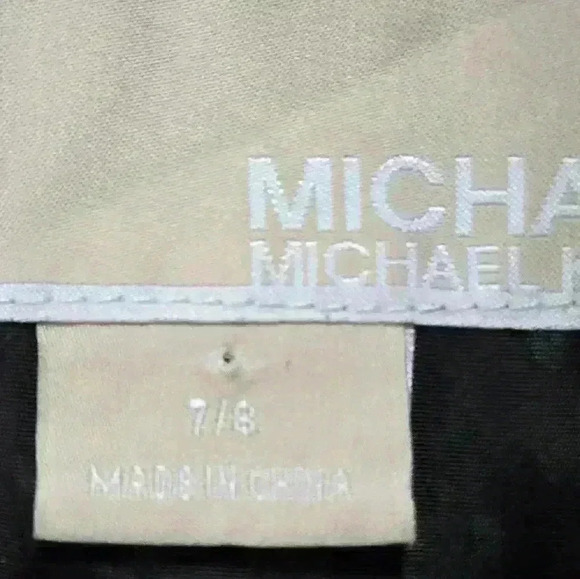 MICHAEL KORS girls 7/8 black and gold winter hooded jacket - Picture 10 of 16